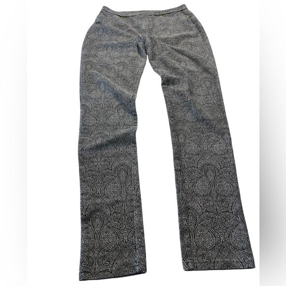 Michael Kors grey paisley pull-up stretch jeggings - Picture 2 of 10